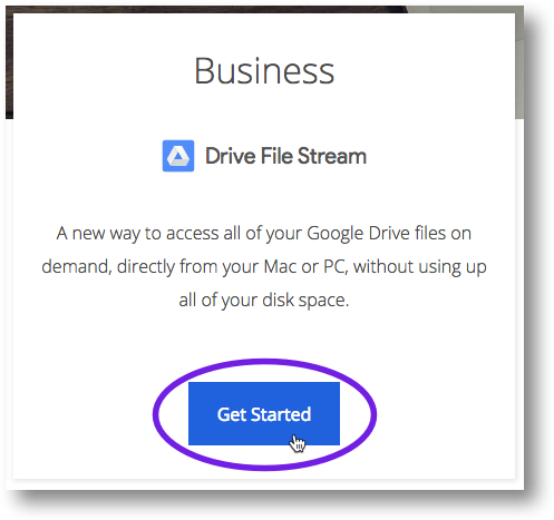 Installing Google Drive File Stream For Mac University