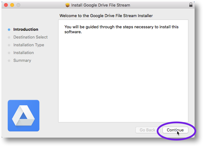 google drive update for mac