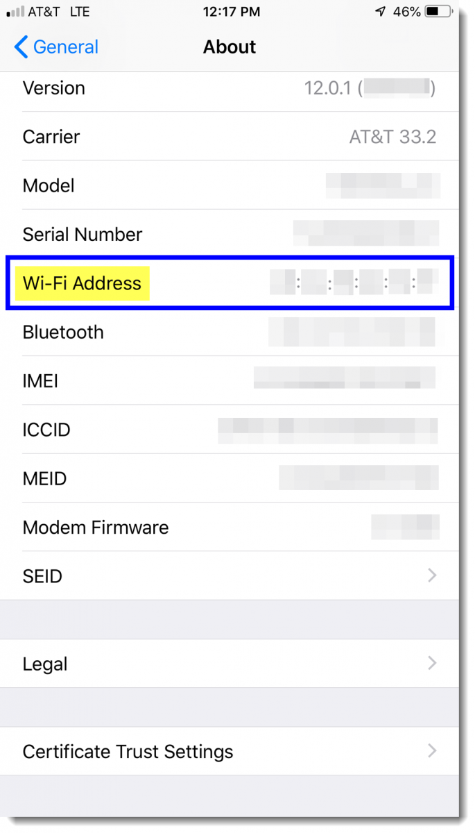 mac address for kindle fire 10