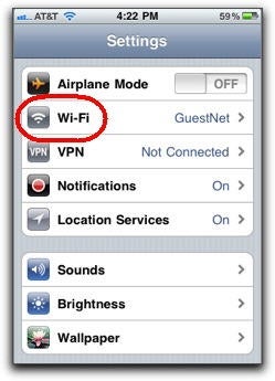 Connecting to WiFi on Your iPhone | University Information Services