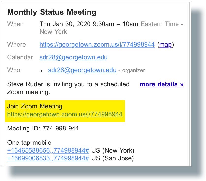 zoom meeting id and password to join