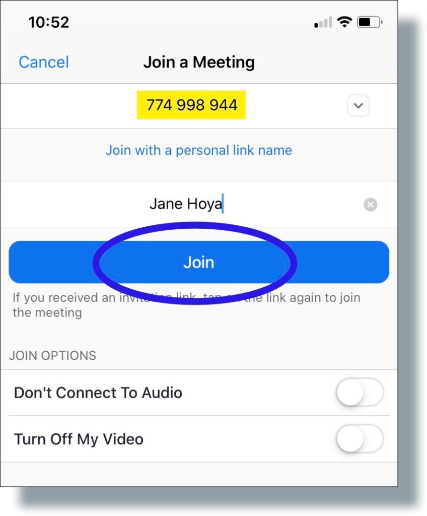 join zoom meeting by app download