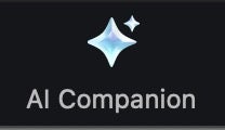 Zoom 'AI Companion' Host Meeting Control icon.