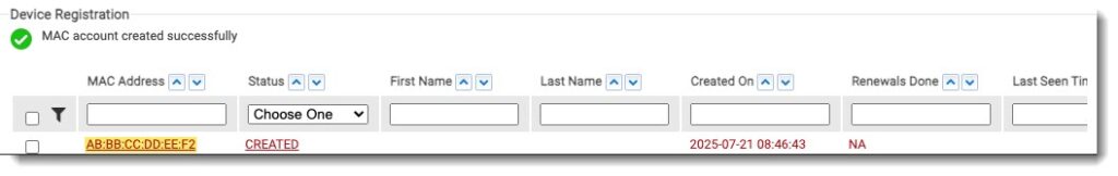 Your device has been added to the list of items that can be added to the GUGaming Network.