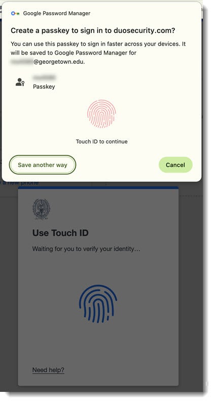 Duo passkey. Follow these steps to install.