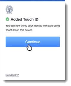 Touch ID Confirmation for Mac Users